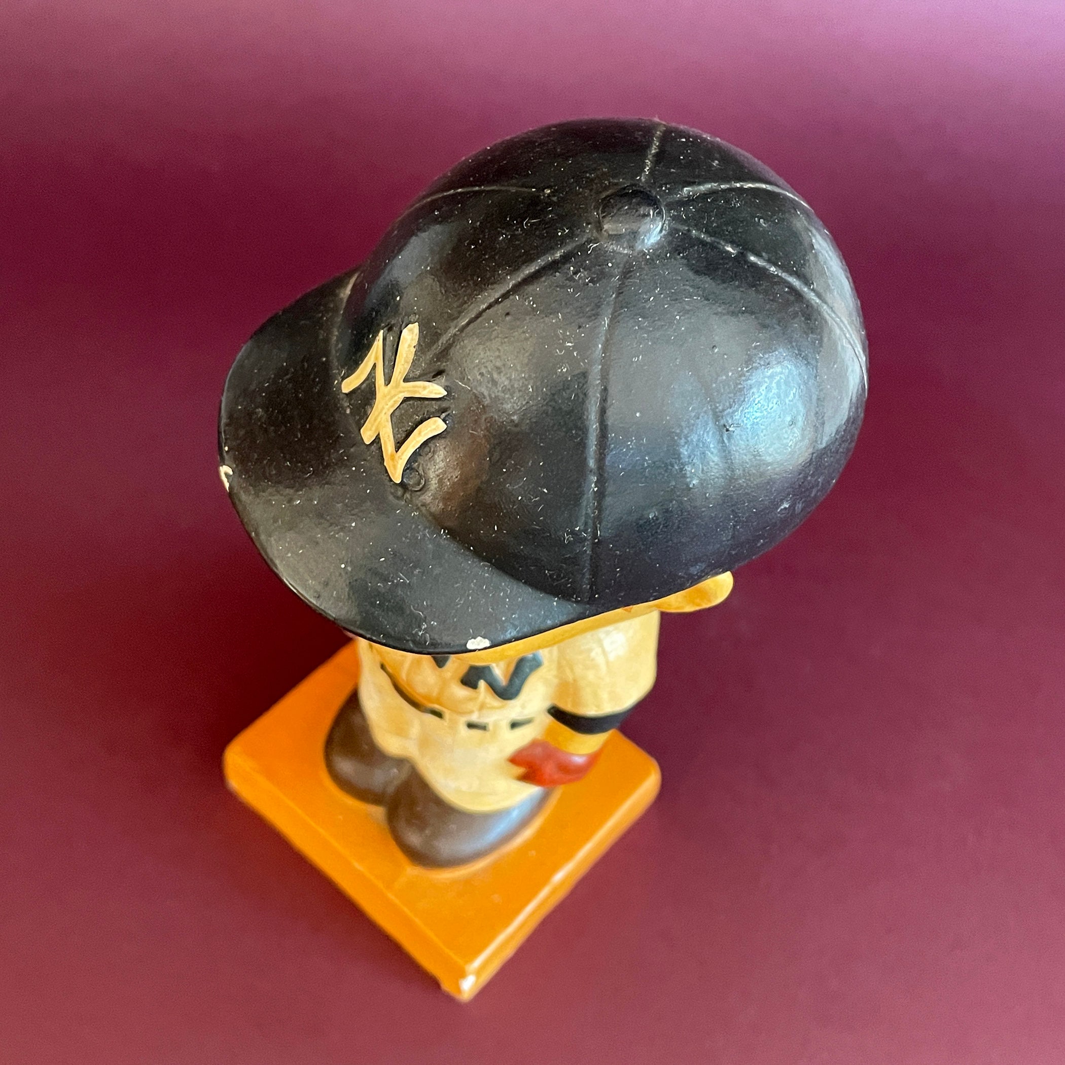 激レア1960年代ボブルヘッドニューヨークヤンキース Yankee's Bobblehead Figure Vintage 1960's NY Baseball Memorabilia
