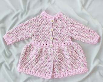 Floral Fields - Pink Toddler Jacket | Cardigan Coat | Spring Dress | Button-Up