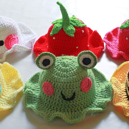 Frog Bucket Hat Etsy