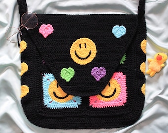 90s smiley face backpack