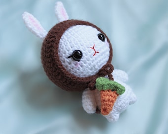 PDF Bonnet Bunny - Amigurumi | Easter Rabbit | Cottage Doll