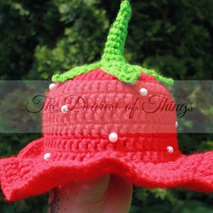 Bucket Hat Cuties© PDF Crochet Bucket Hat Pattern 4 In 1 Sun Hats Spring Accessories Newborn to Adult afbeelding 8