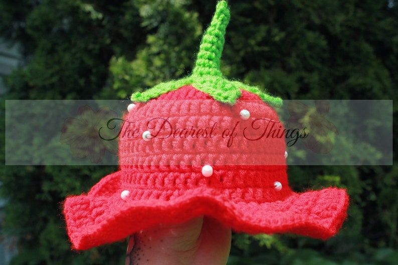 Bucket Hat Cuties© PDF Crochet Bucket Hat Pattern 4 In 1 Sun Hats Spring Accessories Newborn to Adult image 8