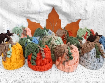 Pick Your Pumpkin | Baby Hat - Newborn Pumpkin Patch