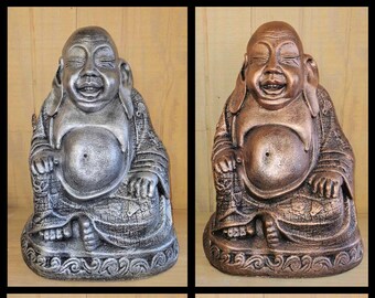 Buddha Bank Large Chalkware Piggy Bank 17.5" tall x 12" wide x 10.5" long 4 Different Colors No Stopper FREE SHIPPING