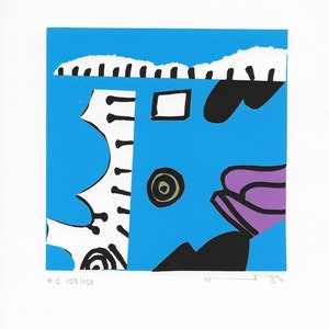 Armin Sandig, original serigraph, Ohne Titel 2