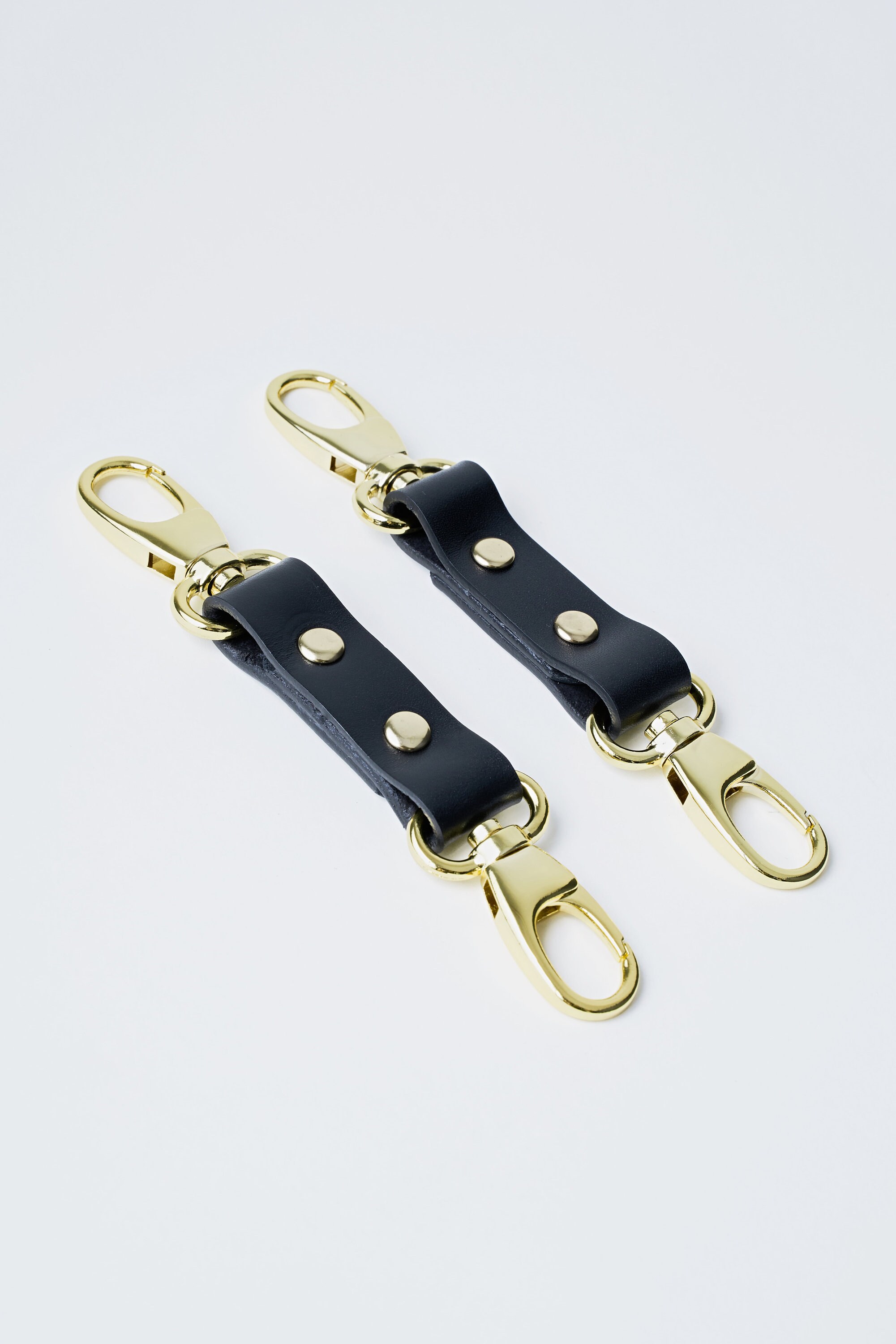 One Item Only Two Carabiner Latch for Leather Cuffs Double Etsy