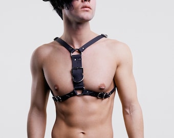 Men's Chest Bondage: Leather Jockstraps for Men, Gay Fetish