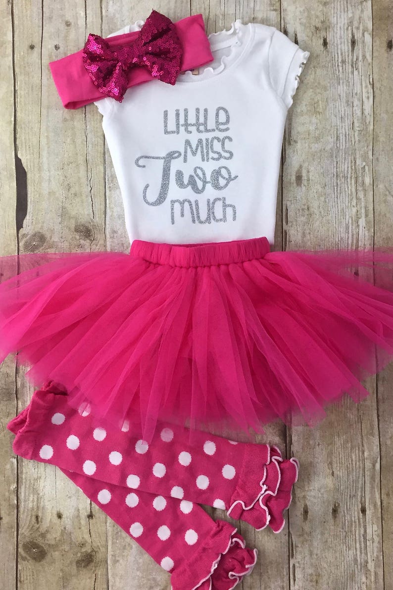 Light Pink Silver OWL Second Two Custom Birthday Girl Tutu Shirt Outfit Set 2nd