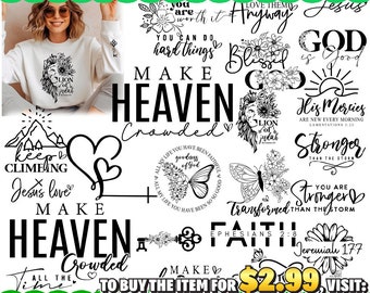 Christian SVG PNG bundle | Religious svg bundle l Sleeve Sweatshirt Svg Bundle | Bible Verse Shirt svg | Psalm vg | Jesus Svg | God Svg Png