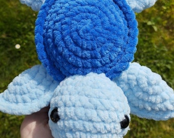 Peluche tortue au crochet