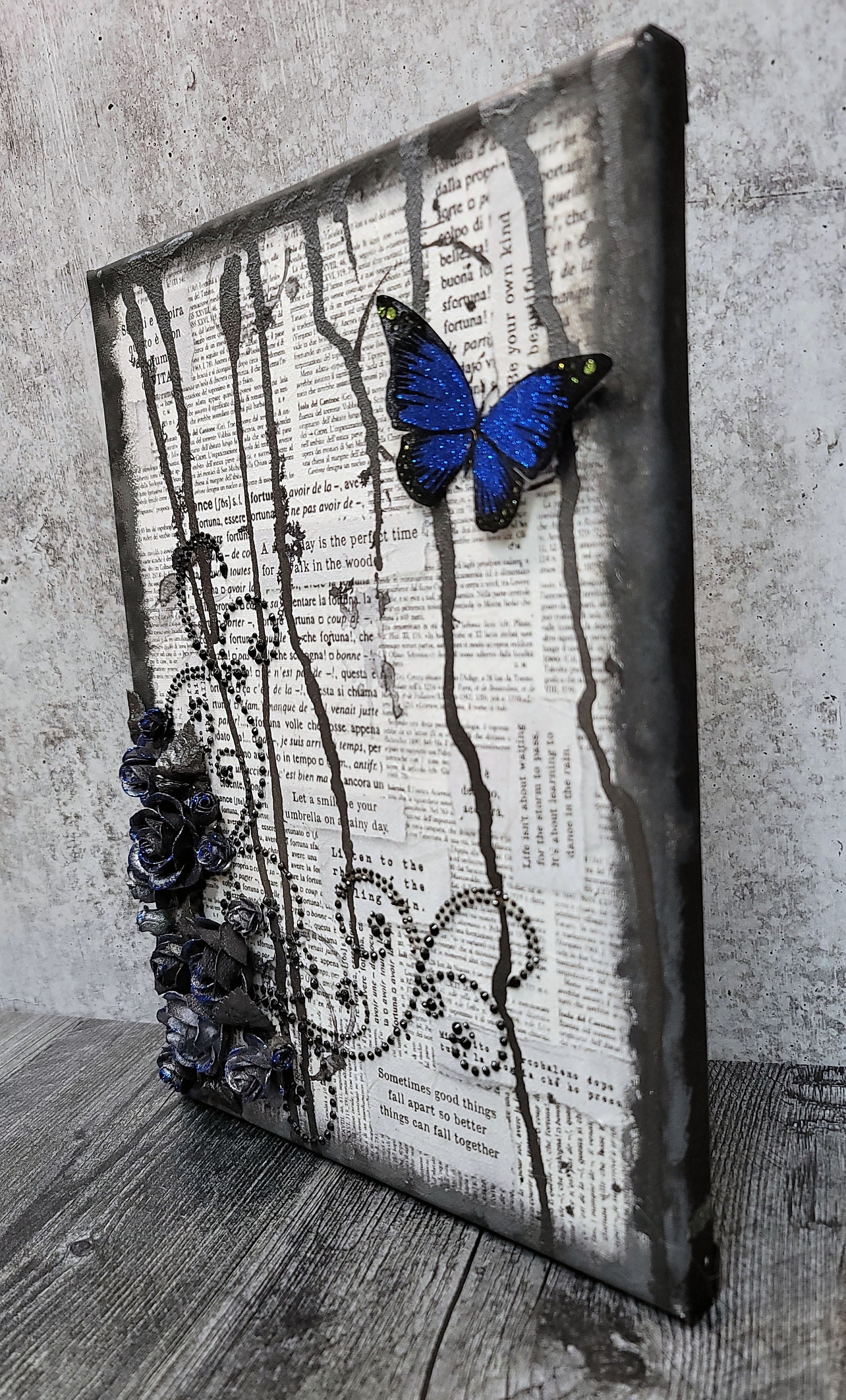 NEW 9 x 12 Rice Paper Mixed Media Canvas Handmade Canvas Etsy.de