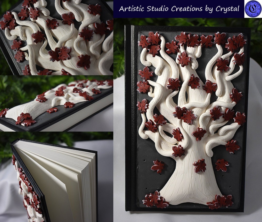 Weirwood Tree Polymer Clay Journal Tree Journal Cover Polymer Clay