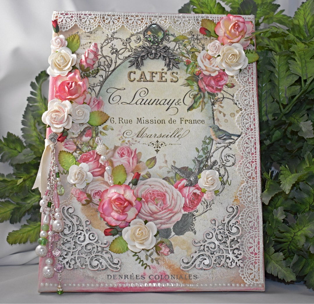 9 X 12 Rice Paper Mixed Media Canvas Handmade Canvas Stamperia Canvas