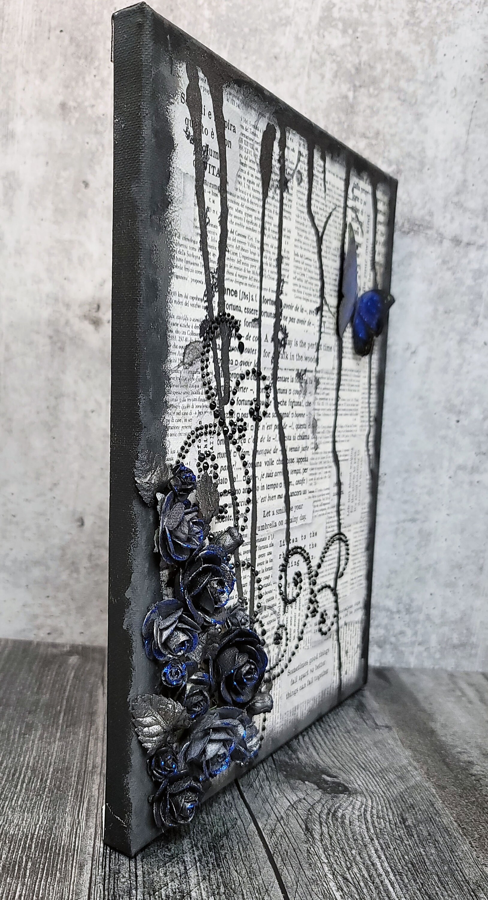 NEW 9 x 12 Rice Paper Mixed Media Canvas Handmade Canvas Etsy.de