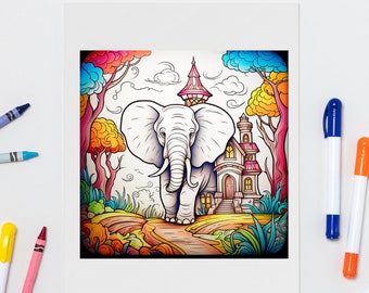 Wild Wonders: Animal Coloring Book