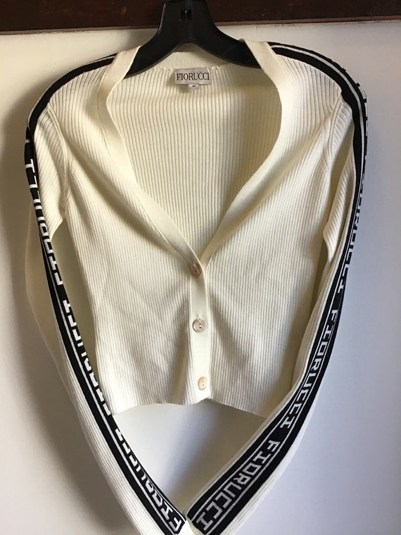 Fiorucci Cropped Cardigan Sweater