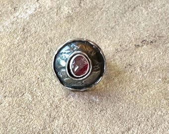 Simple Intentions Recycled Sterling Silver and Andesine Ring
