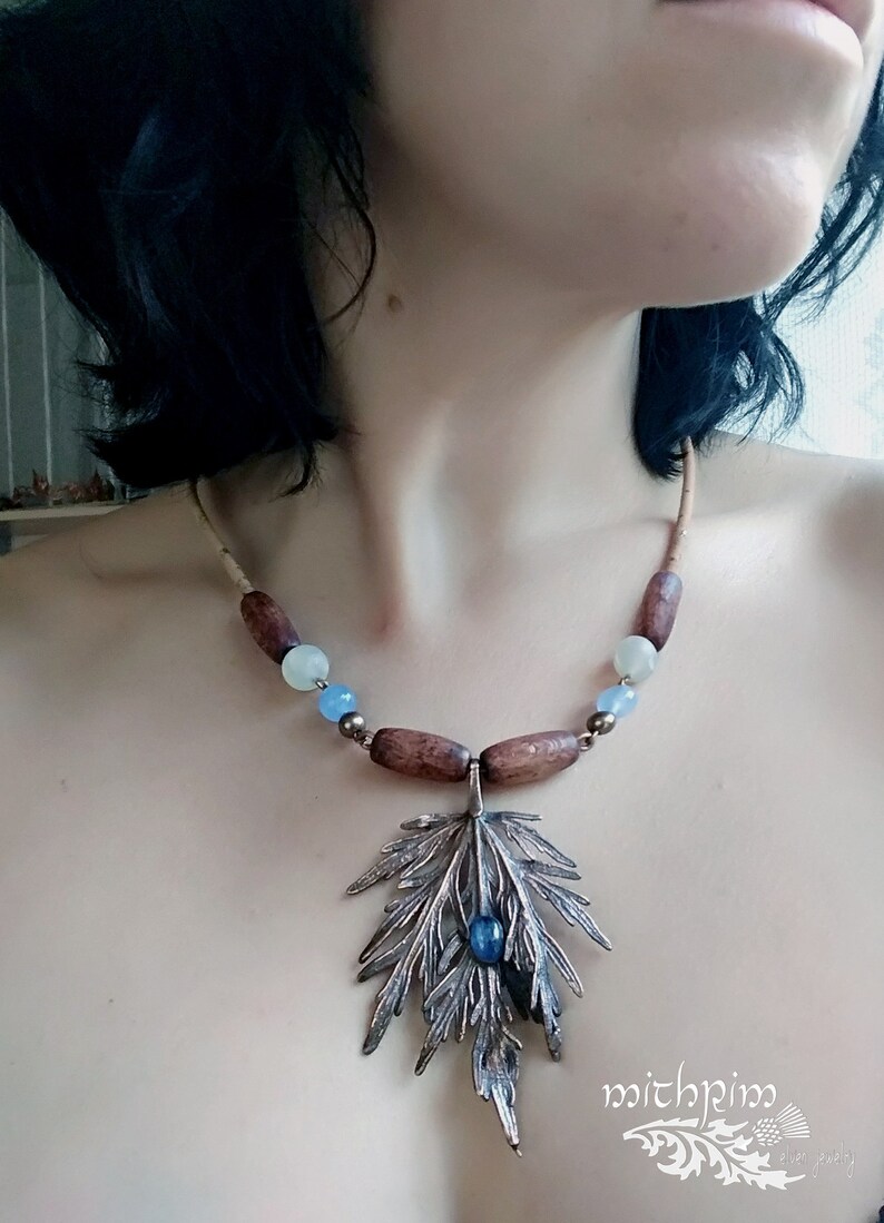 Sagebrush Necklace Mugwort Collar Necklace Witch Choker Etsy