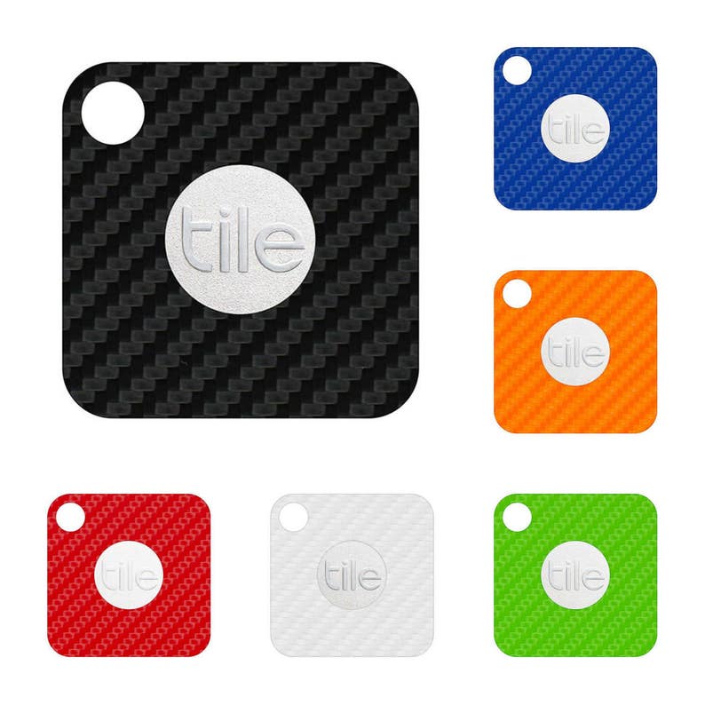 Tile Mate Tracker Carbon Fiber Look 3d Front Back Skin Image 0
