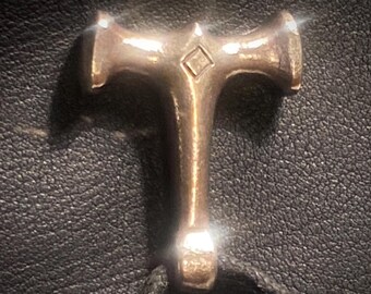 Thor's Hammer Pendant, Handcrafted Sterling Silver Mjolnir Necklace