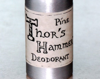 Pine & Sage Deodorants | Thor's Hammer Deodorant Spray | Viking Deodorant, Norseman Deodorant, Mountain Man Deodorant, Pit Spray