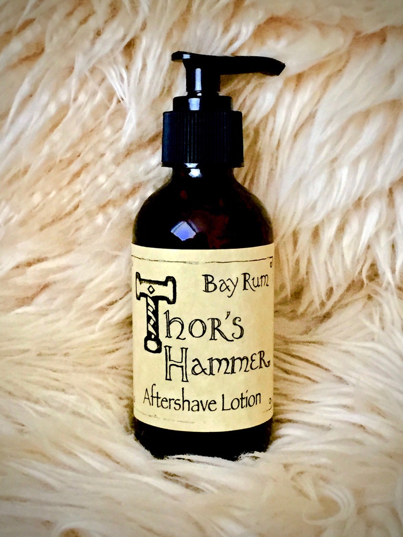 Bay Rum Aftershave Lotion Thor's Hammer Bay Rum Spice Etsy