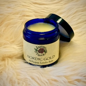 Lanolin Balm | Nordic Gold All Purpose Hand & Foot Balm | All Weather Skin Protection | Hard Working Hand Balm | Skin Balm for Him and Her