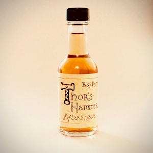 Bay Rum Aftershave | Viking Aftershave Cologne | Thor&#39;s Hammer Classic Bay Rum Spice | 1.7 oz Bottle | Travel Size