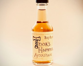 Bay Rum Aftershave | Viking Aftershave Cologne | Thor's Hammer Classic Bay Rum | 1.7 oz Bottle | Travel Size