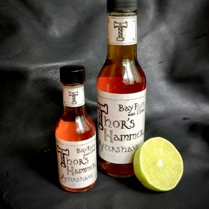 Lime Bay Rum Aftershave Bay Rum with Lime Viking Aftershave Thor's Hammer Bay Rum Aftershave with Lime image 2