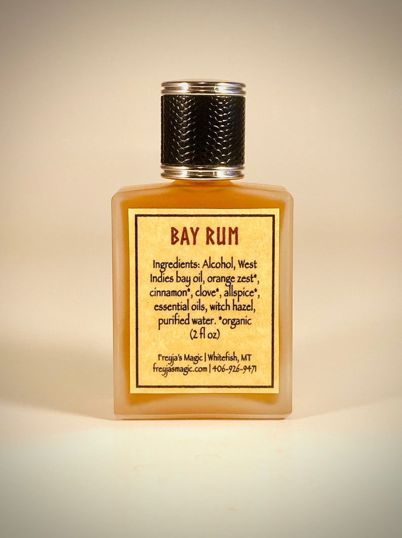 Bay Rum Aftershave Special Gift Edition Thor's Hammer Classic Bay Rum with Frosted Glass Bottle Gift Bag Top Shelf Viking Bay Rum image 2