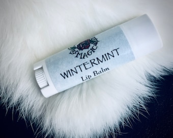 Wintermint Lip Balm | All Weather Lanolin, Zinc Oxide and Peppermint | SPF, Moisturize, Heal and Protect | Viking Lip Balm, Lip Salve