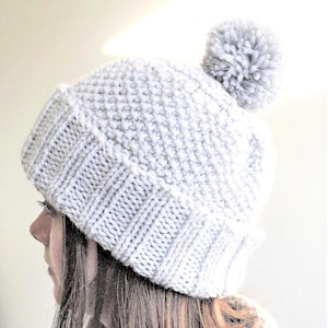 Stickmönster, Havssilvermössa, Grovmössa för vuxna och barn, (engelsk PDF)