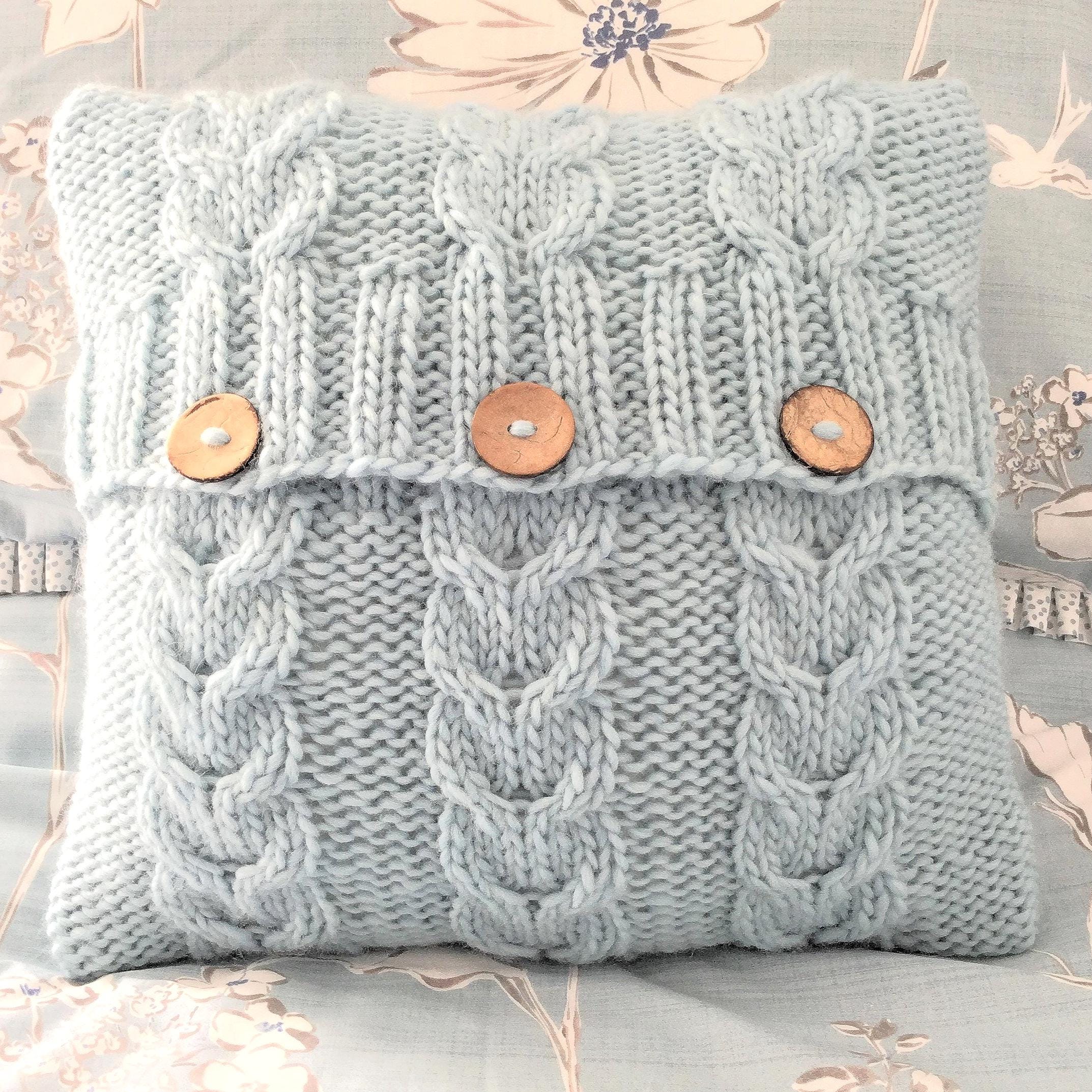 【USA vintage】knit cushion cover Vintage Knit Pillow - Etsy