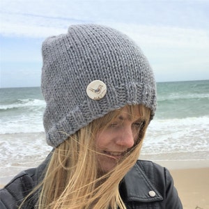 Easy Knit Beanie Pattern: Slouchy Head Warmer, Toddler to Adult (PDF Pattern)