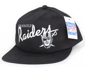 Vintage 90s Era Los Angeles LA Raiders Snapback Hat