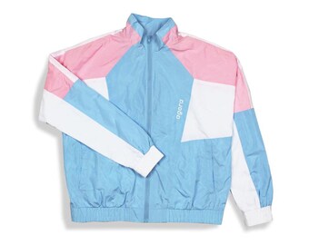 Pastel Windbreaker Jacket Etsy Canada