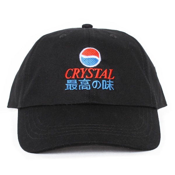 Crystal Pepsi Japanese 6 Panel Dad Hat Cap