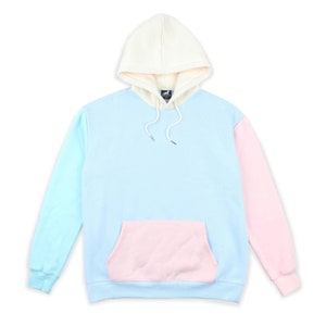 Pastel Color Block Hoodie image 2