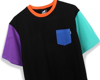 Color Block T Shirt Tee