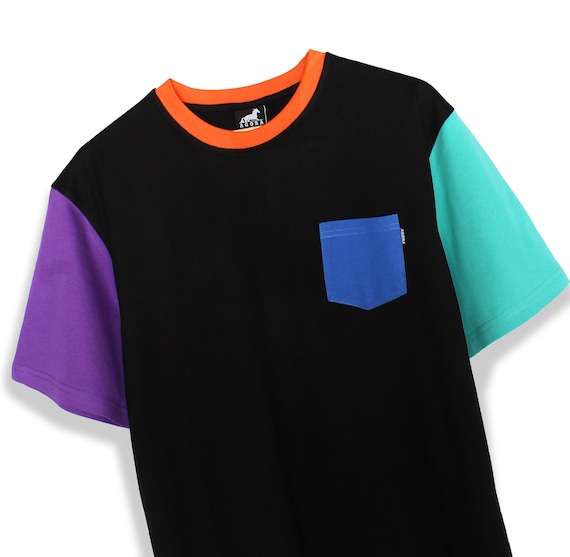 Color Block T Shirt Tee -  Denmark