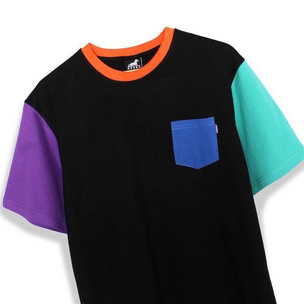 Color Block T Shirt Tee