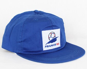 Vintage France 98 Snapback Hat Baseball Cap