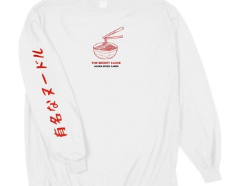 long sleeve t shirt with writing on arms