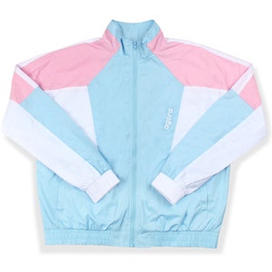 Pastel Windbreaker Jacket Retro 80s 90s