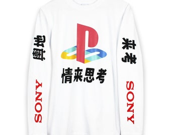 Playstation Japanese Long Sleeve T Shirt