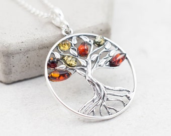 Family Tree Pendant Etsy Uk