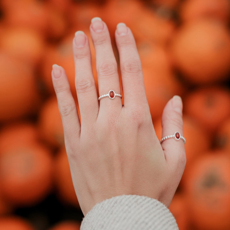 Minimal Amber Ring Dainty Baltic Amber Stacking Ring Sterling Silver Stacking Ring Natural Amber Engagement Ring Amber Stackable Ring