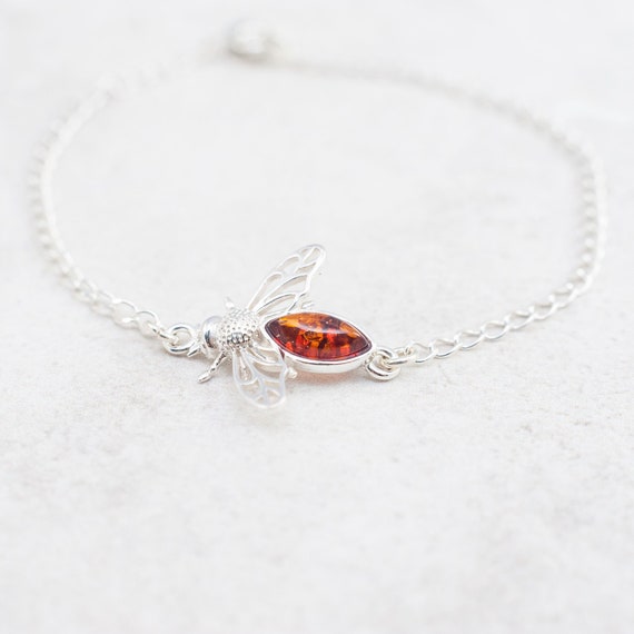 Amber bee bracelet online